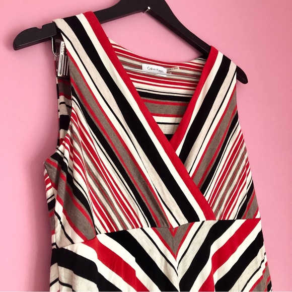Calvin Klein Striped Dress - Picture 4 of 8